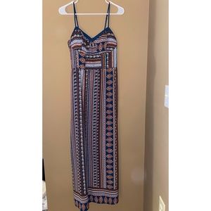 Boho/Aztec patterned maxi dress